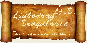 Ljubodrag Dragulović vizit kartica